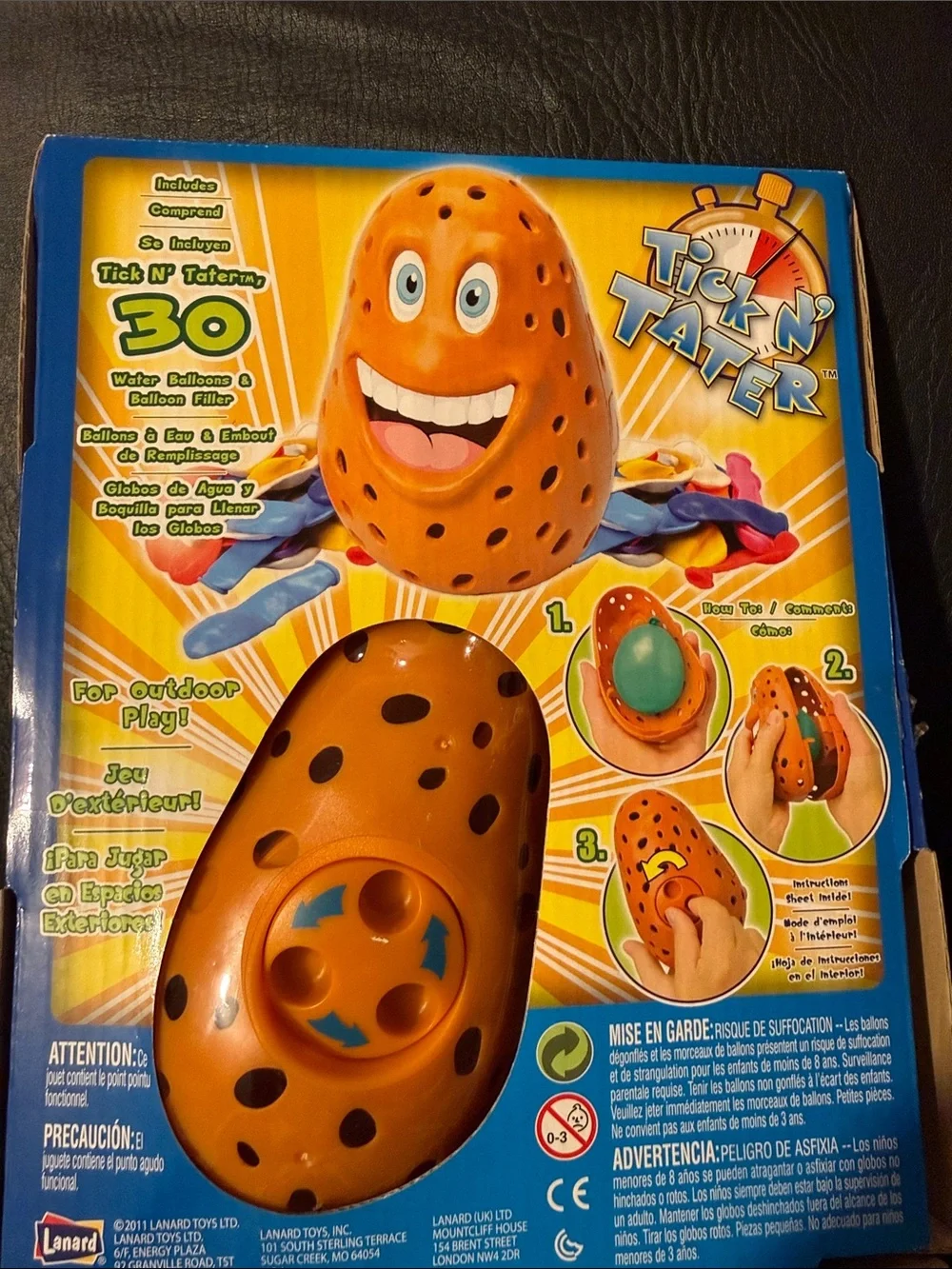 Tick N' Tater Fast-Pass Splash Game - Orange